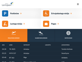'tallinn-airport.ee' screenshot