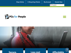 'pcsforpeople.org' screenshot