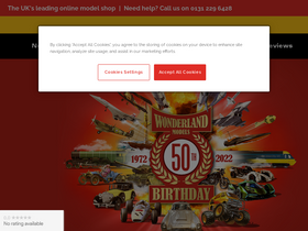 'wonderlandmodels.com' screenshot