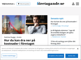 'foretagande.se' screenshot