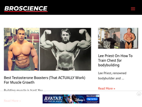 'broscience.com' screenshot