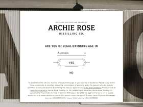 'archierose.com.au' screenshot