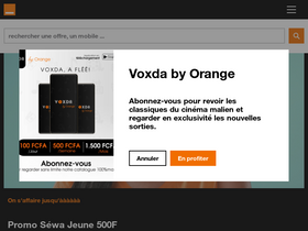 'orangemali.com' screenshot
