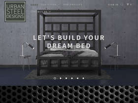 Urban Steel Designs website screenshot