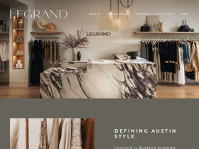 legrandfashionhouse.com homepage screenshot
