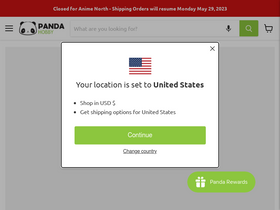 'pandahobby.ca' screenshot