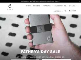 foshwatches.com homepage screenshot