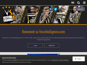 'vecchiasignora.com' screenshot