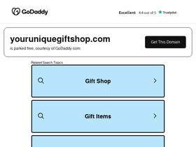 youruniquegiftshop.com homepage screenshot