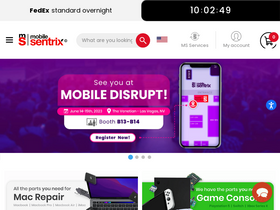 'mobilesentrix.com' screenshot