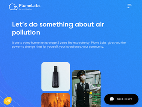 'plumelabs.com' screenshot