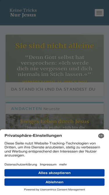 keine-tricks-nur-jesus.de