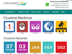 'cruzeirostravel.com.br' screenshot