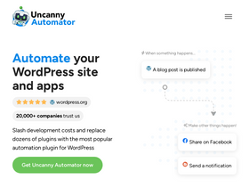 'automatorplugin.com' screenshot