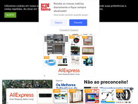 'pragmatismopolitico.com.br' screenshot