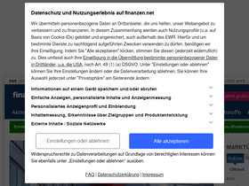 'ratgeberlink.finanzen.net' screenshot