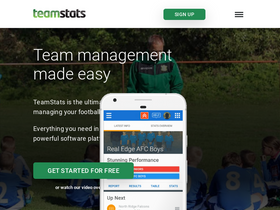 'teamstats.net' screenshot