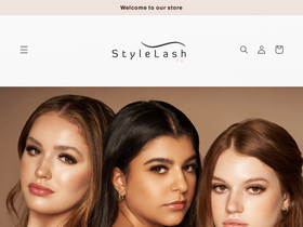stylelash.co homepage screenshot
