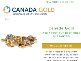 'canadagold.ca' screenshot