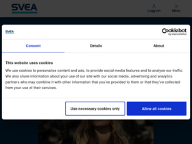 'sveafinans.no' screenshot