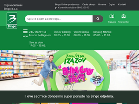 'bingotuzla.ba' screenshot