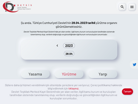 'kaysis.gov.tr' screenshot