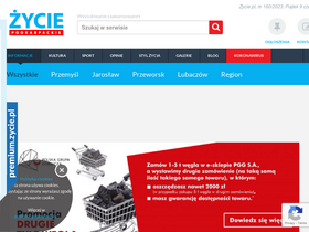 'zycie.pl' screenshot