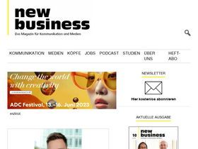 'new-business.de' screenshot