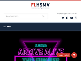 'flhsmv.gov' screenshot