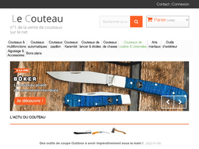 'le-couteau.com' screenshot