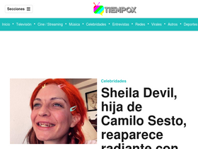 'tiempox.com' screenshot