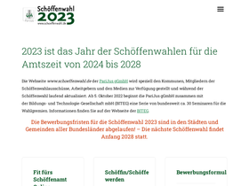 'schoeffenwahl.de' screenshot