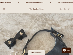 The Bag Boutique homepage screenshot