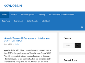 'govijobs.in' screenshot