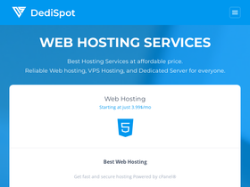 'dedispot.com' screenshot