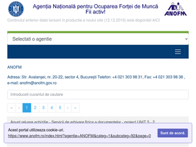 'anofm.ro' screenshot