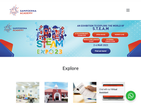 'sampoernaacademy.sch.id' screenshot