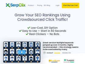 'serpclix.com' screenshot