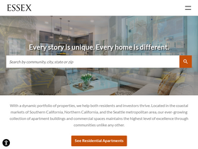 'essexapartmenthomes.com' screenshot