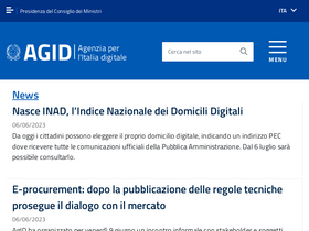 'agid.gov.it' screenshot