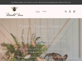 meribelfarm.com homepage screenshot