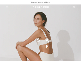 'zuluandzephyr.com' screenshot