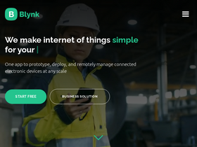 'blynk.io' screenshot