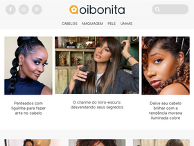 'oibonita.com.br' screenshot