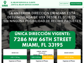 'usxcargo.com' screenshot
