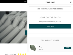 DAZI homepage screenshot