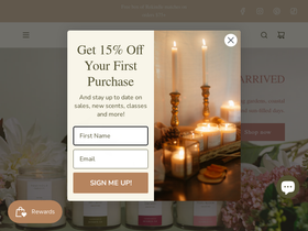 rekindlecandle.co homepage screenshot