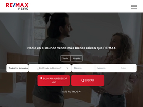 'remax.pe' screenshot