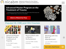 'nicabm.com' screenshot