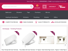 'tapnshower.com' screenshot